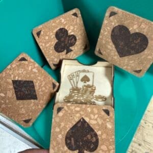 Dessous de verre en liège - Naturel (x4)