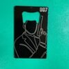 Ouvre-bouteille carte de crédit noire