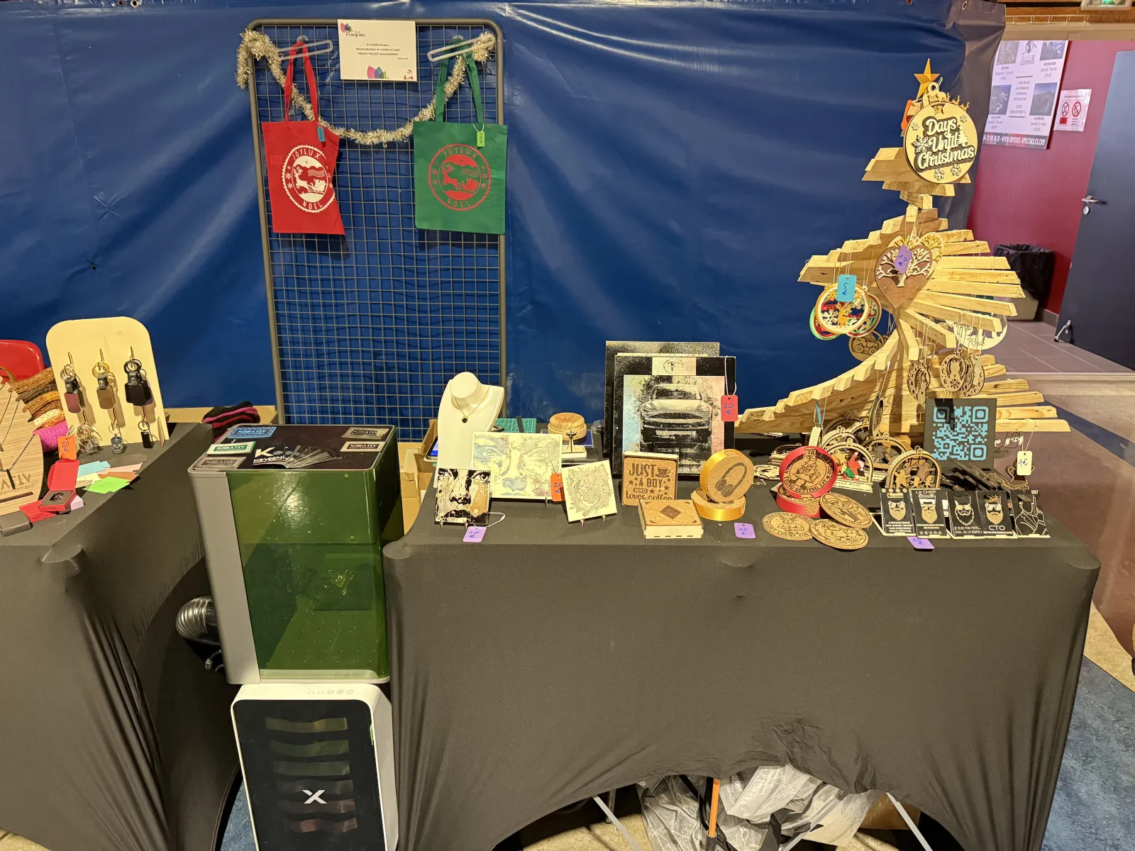 Presentation de nos creations sur un salon de createurs